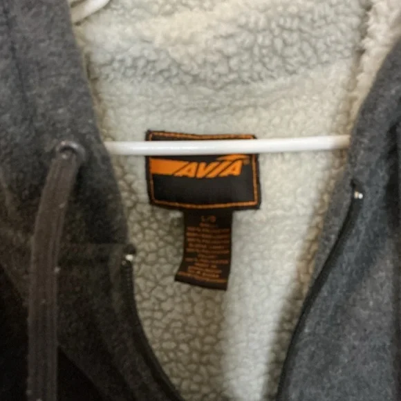 Avia Men's Charcoal Zip-Up Sweater - Picture 3 of 3